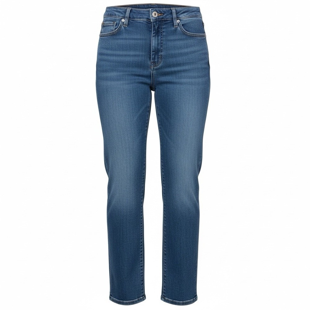 OLD NAVY Jeans Women Size 2 (W26 X L25) Blue The Sky-Hi Straight Extra High Rise